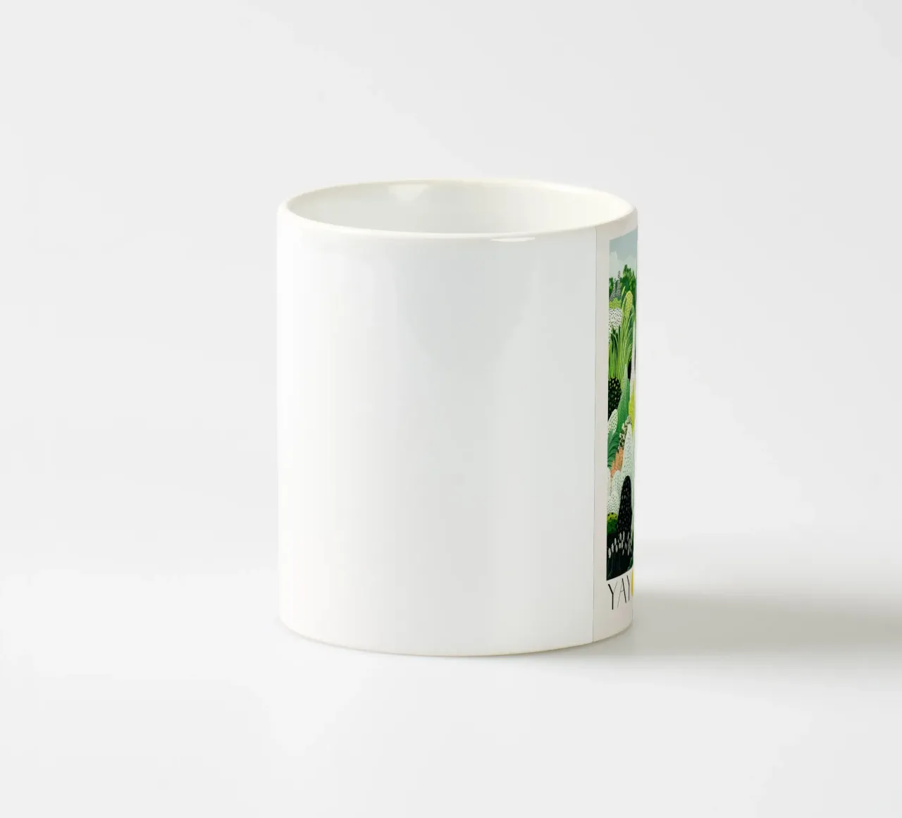 piante verdi tazza in ceramica da Luke Yaeger