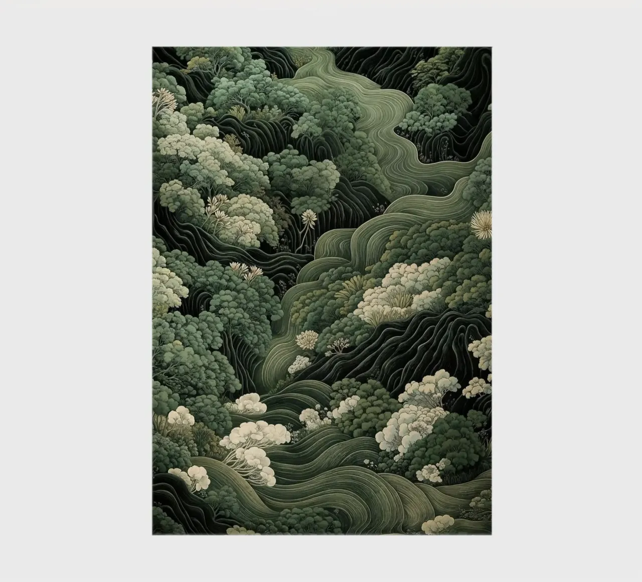 trees foliage notebook by Luke Yaeger