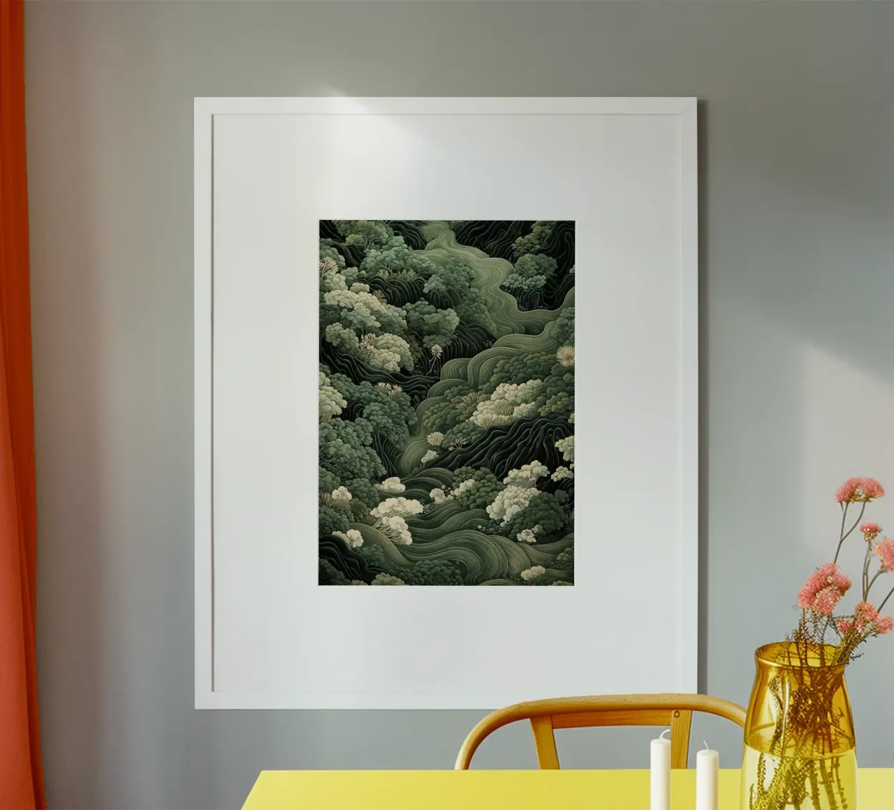 trees foliage hahnemühle by Luke Yaeger