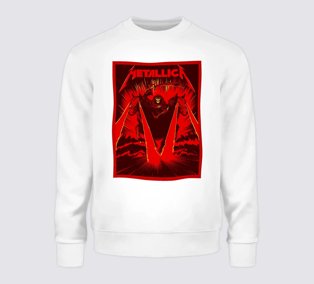 metallica band art sweatshirt by vanhesling