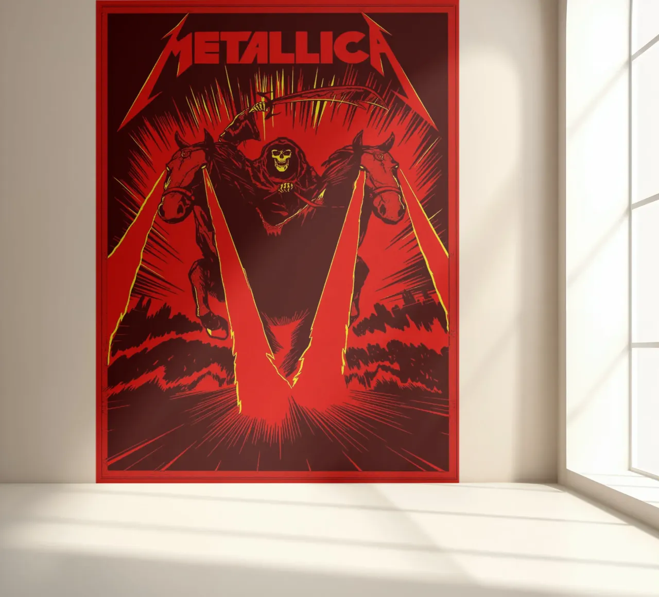 metallica band art carta da parati fotografica da vanhesling