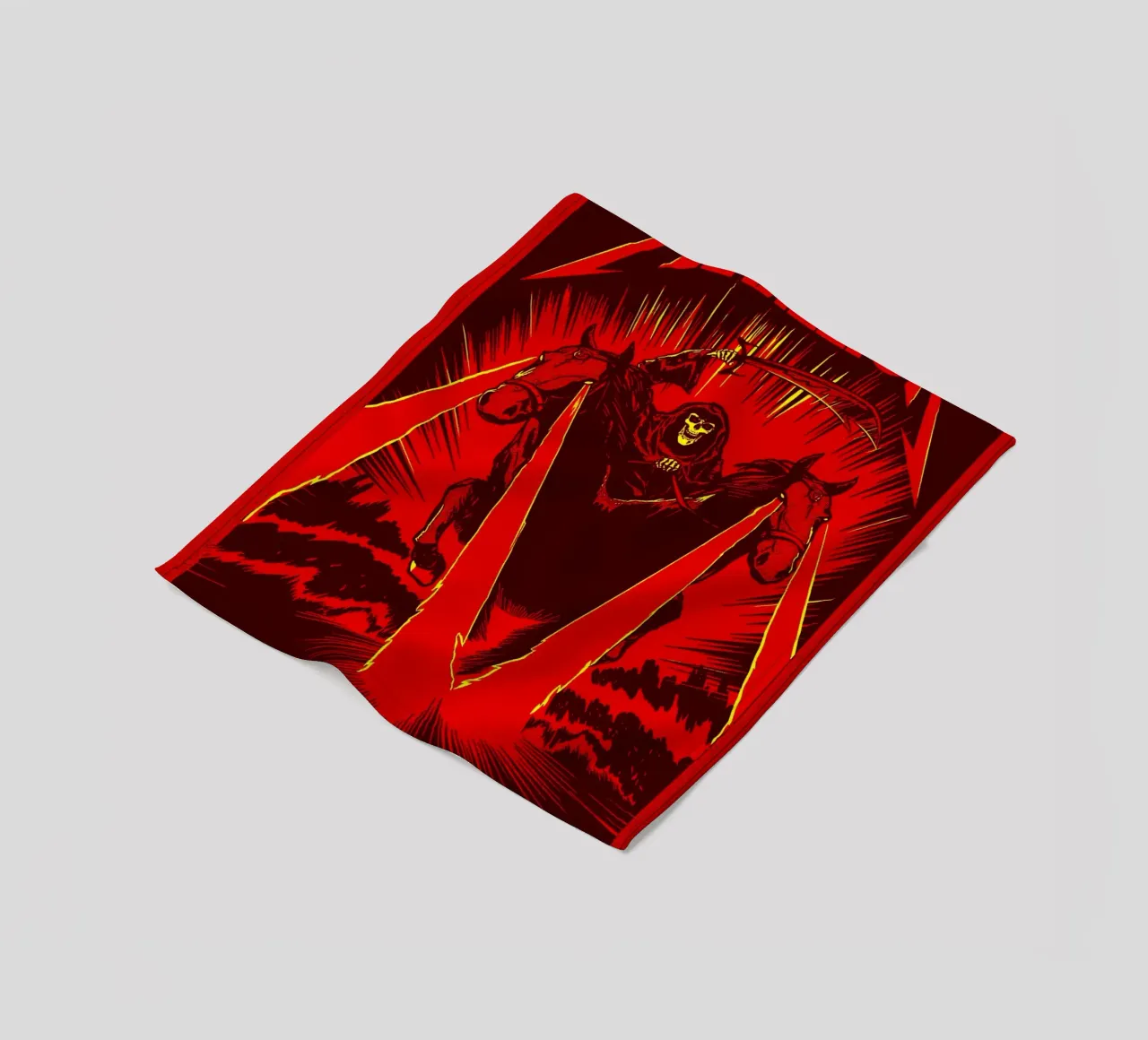 metallica band art fleece blanket by vanhesling