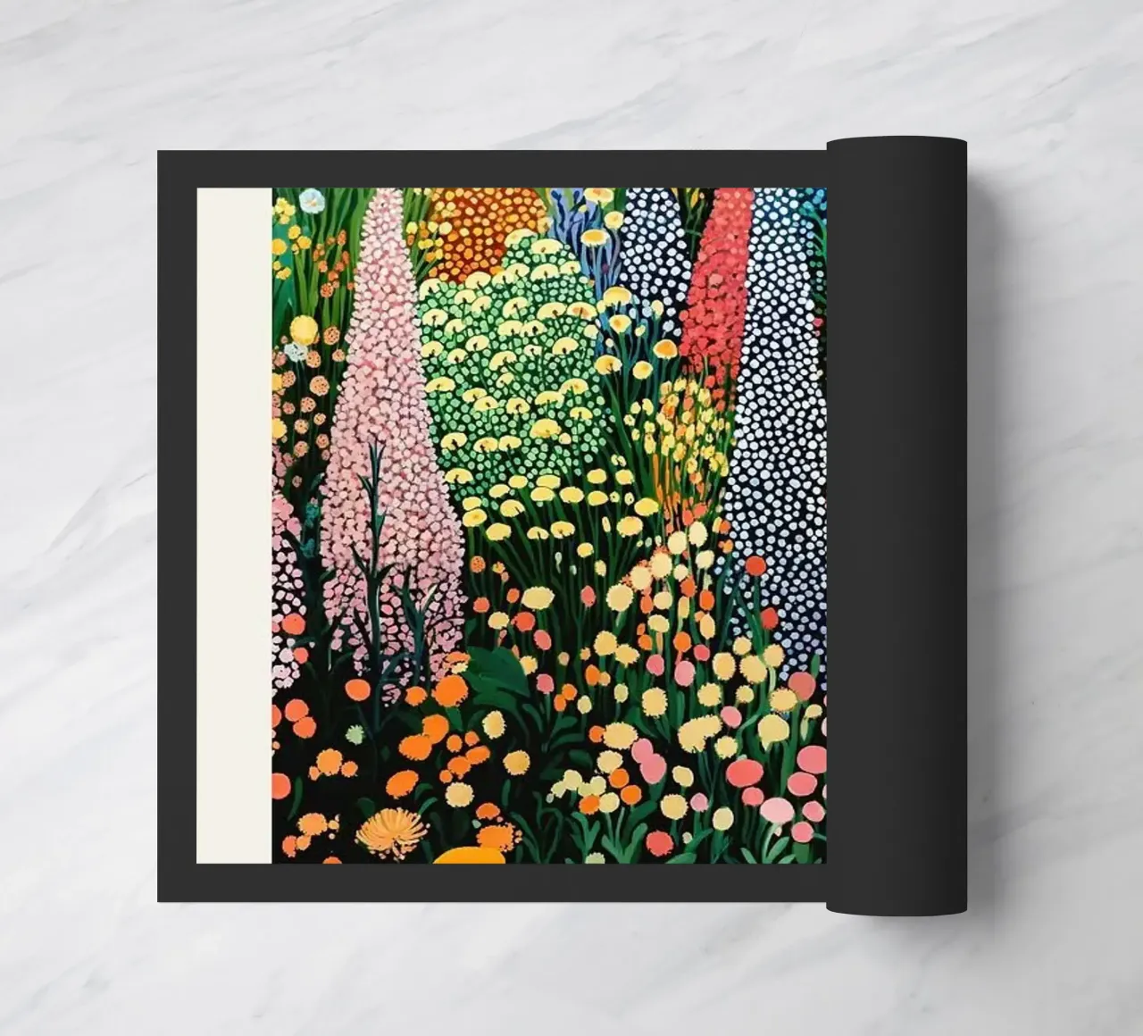 flowers patterns doormat by Luke Yaeger