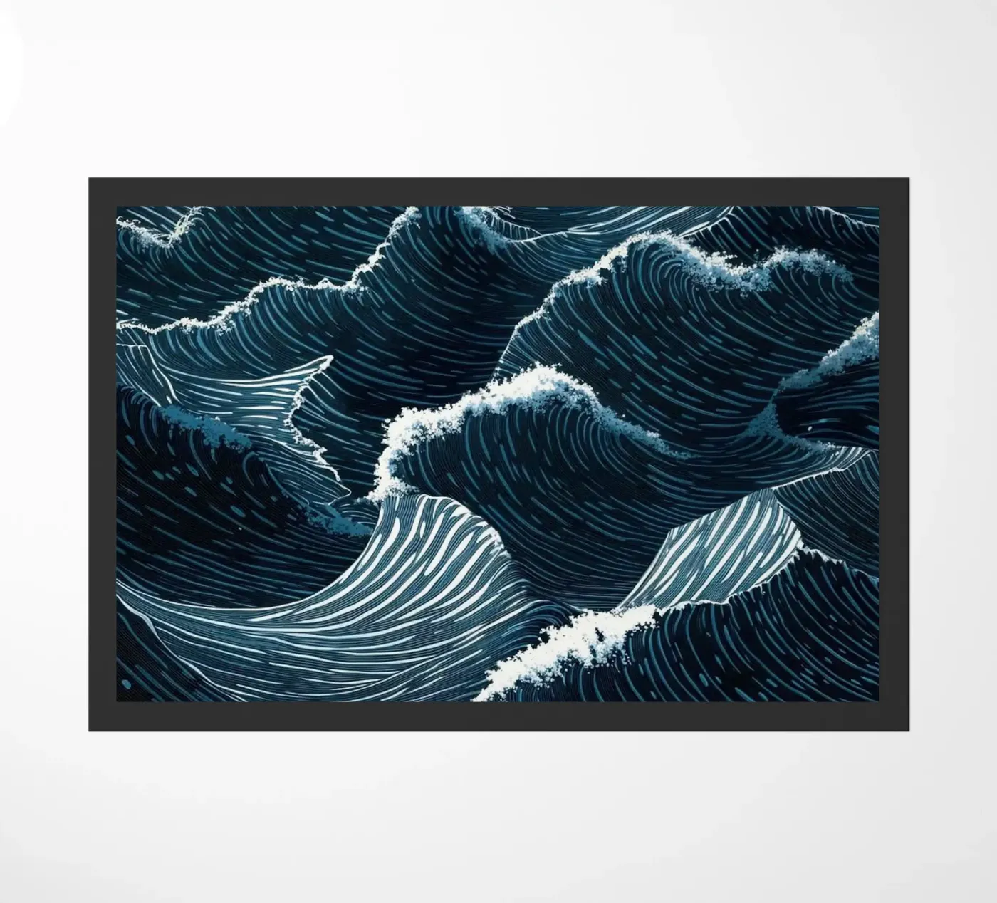 ocean waves deurmat van Luke Yaeger