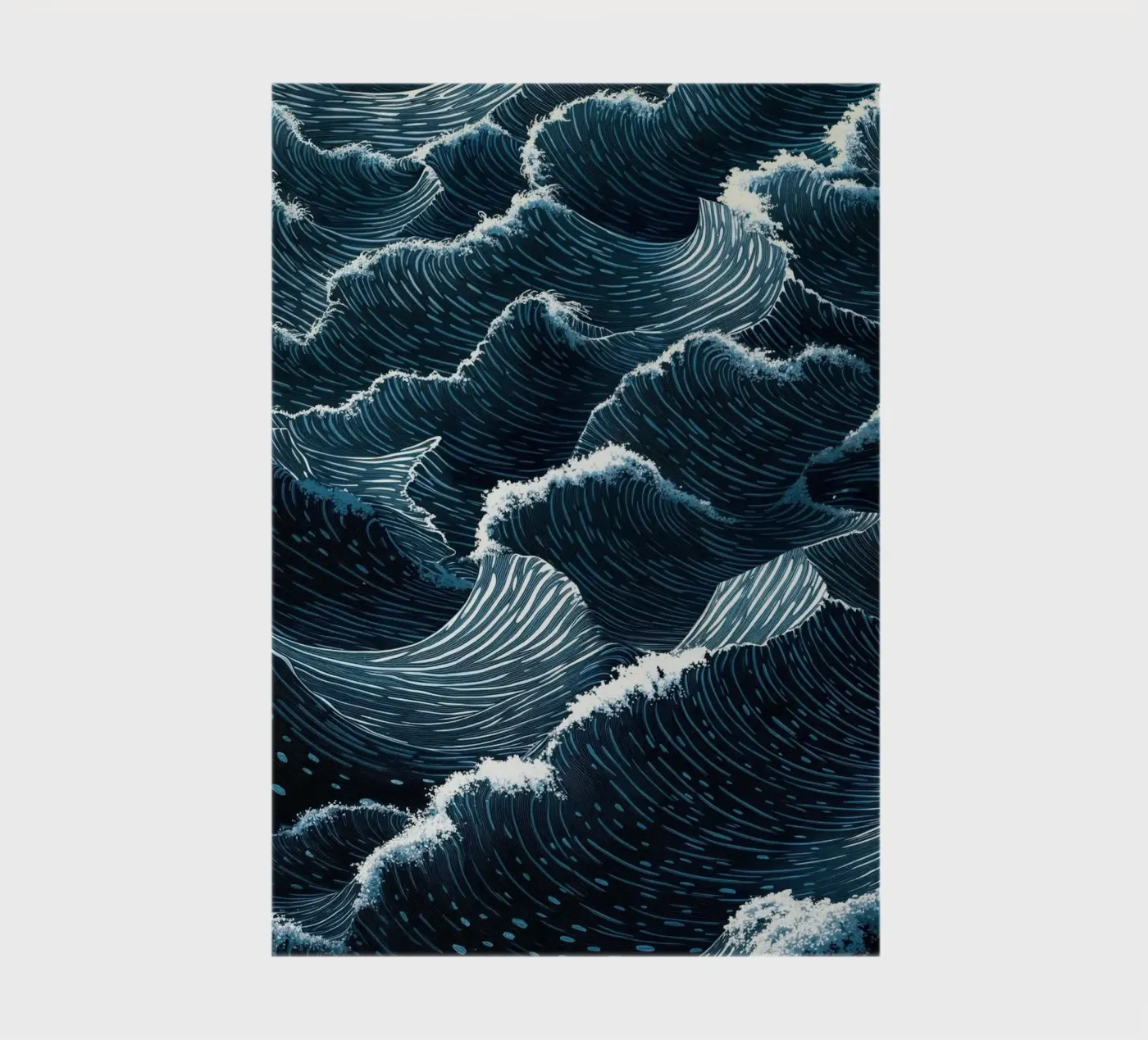 ocean waves notebook by Luke Yaeger