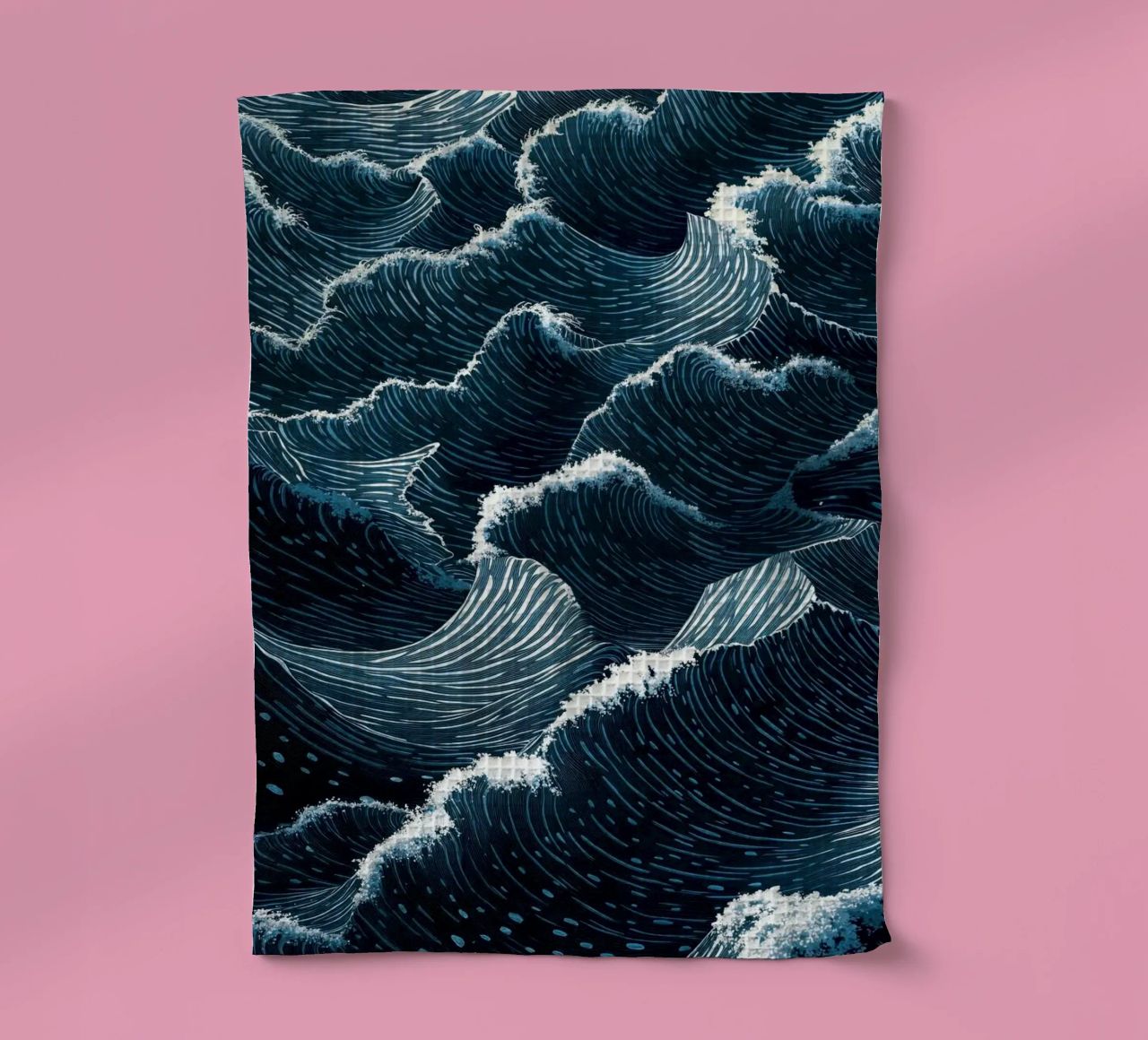 vagues de l'océan torchon de Luke Yaeger
