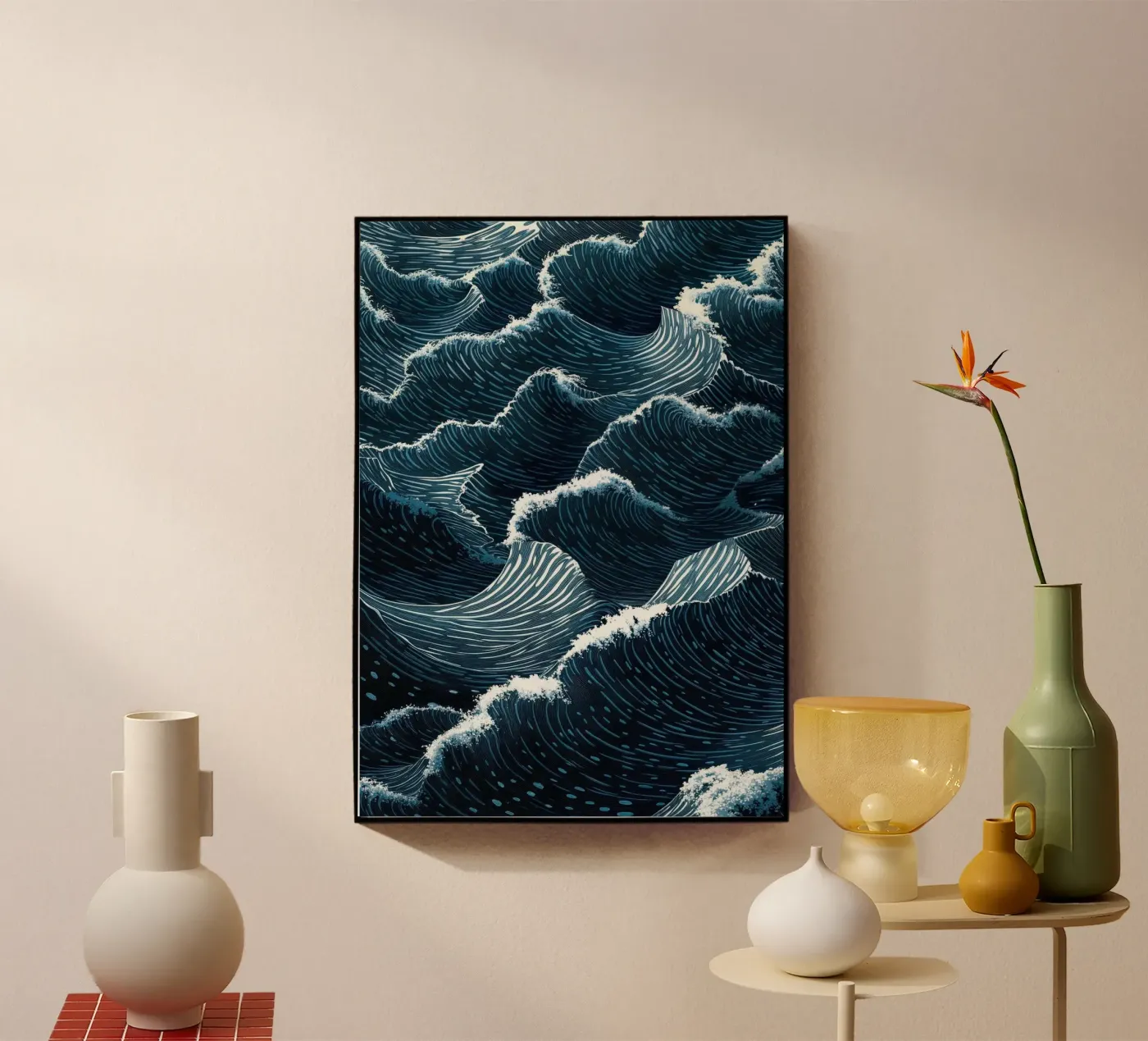 ocean waves plexiglass da Luke Yaeger