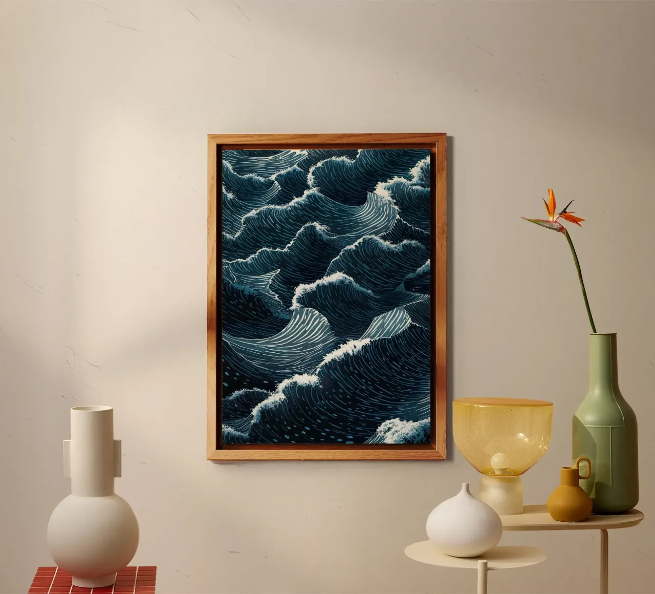 ocean waves forex plate by Luke Yaeger