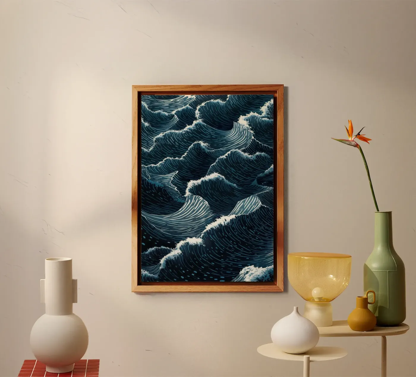 ocean waves forex plate by Luke Yaeger