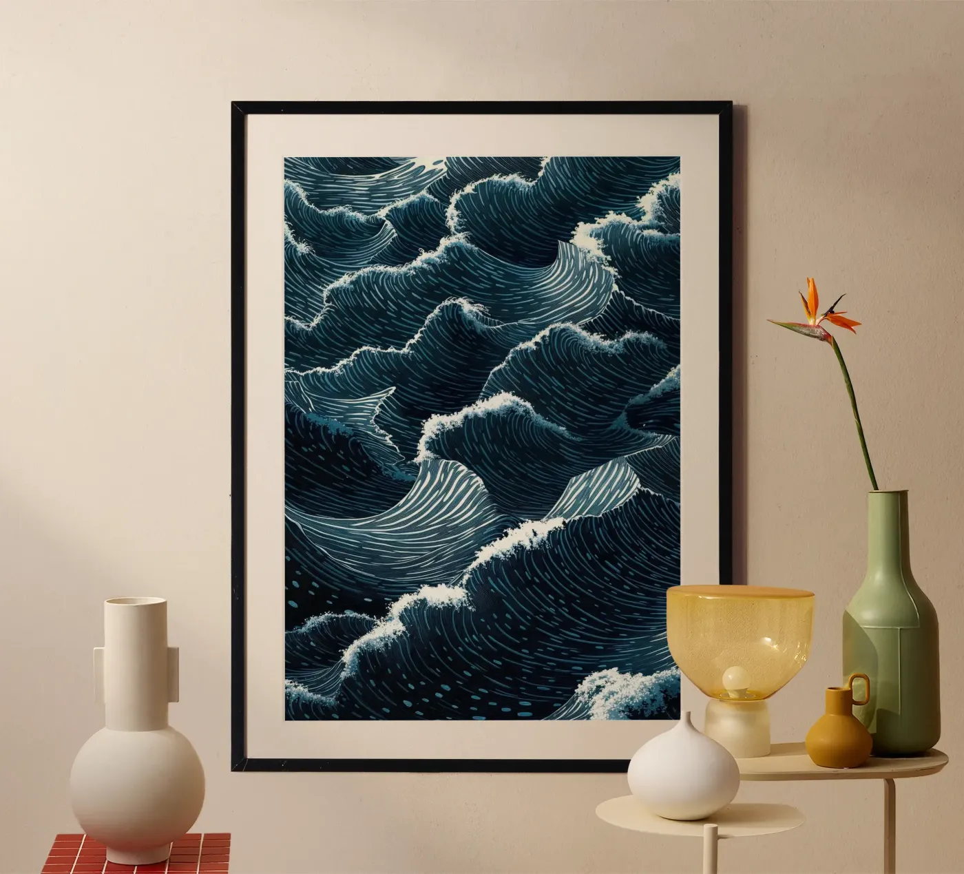 onde dell'oceano poster da Luke Yaeger