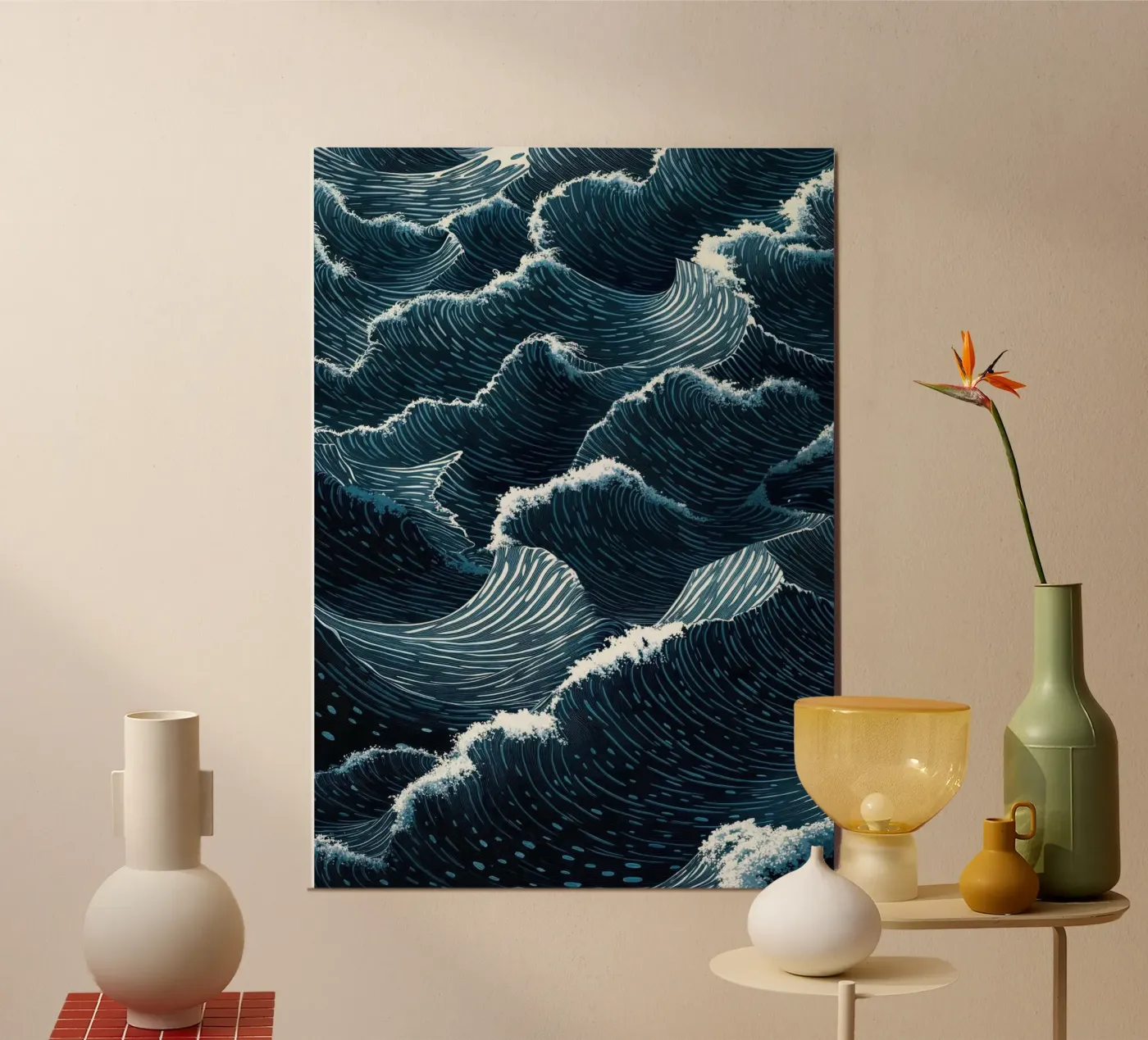 onde dell'oceano poster da Luke Yaeger