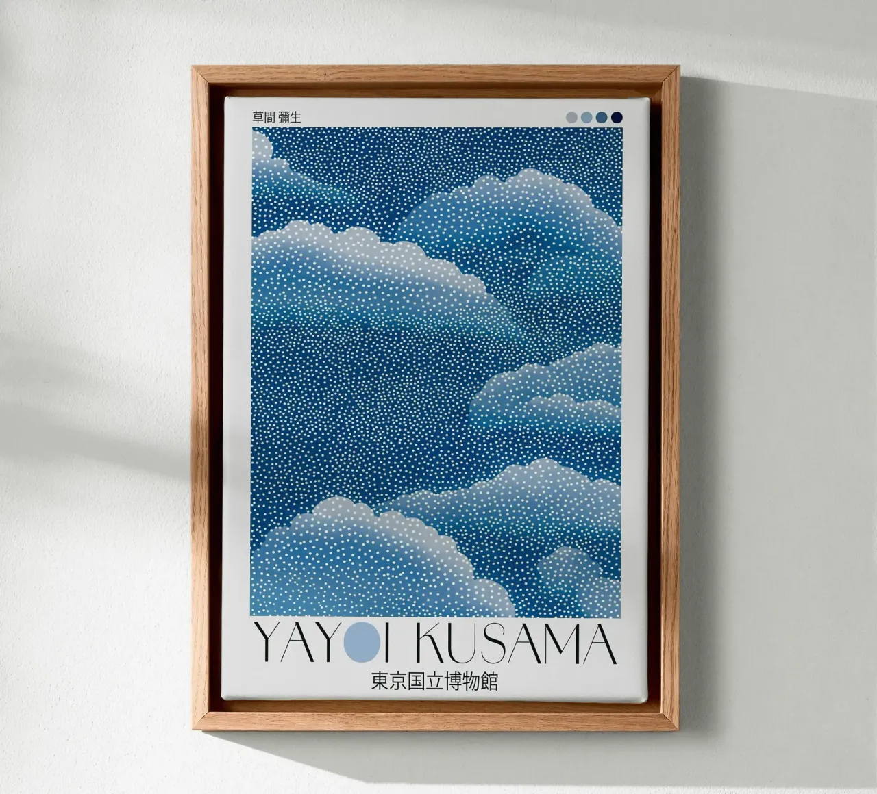 clouds dots canvas by Luke Yaeger