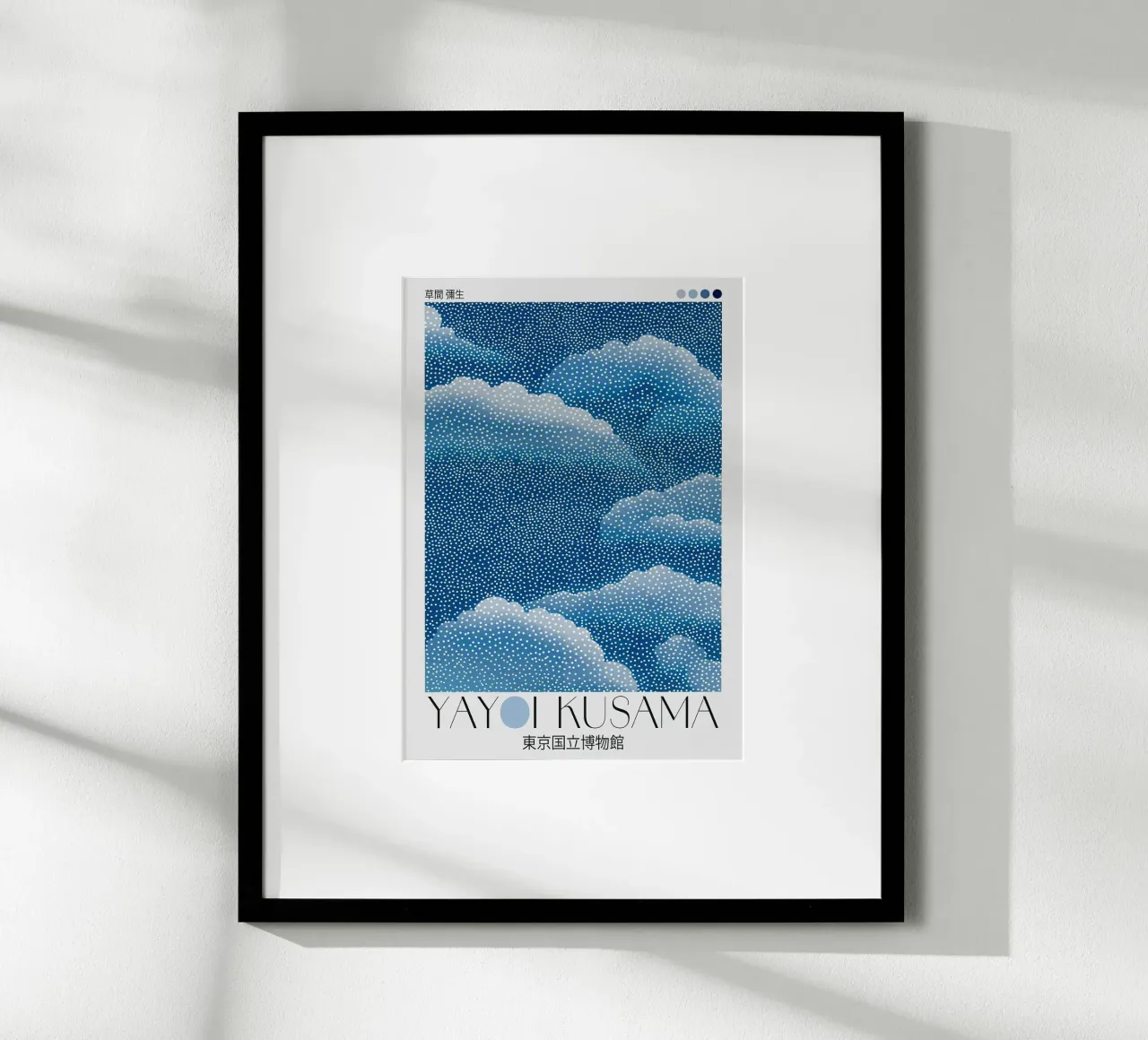 wolken stippen poster van Luke Yaeger