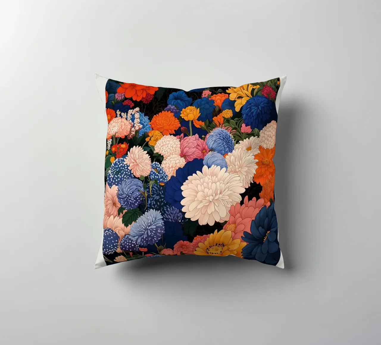 fiori crisantemi cuscino da Luke Yaeger