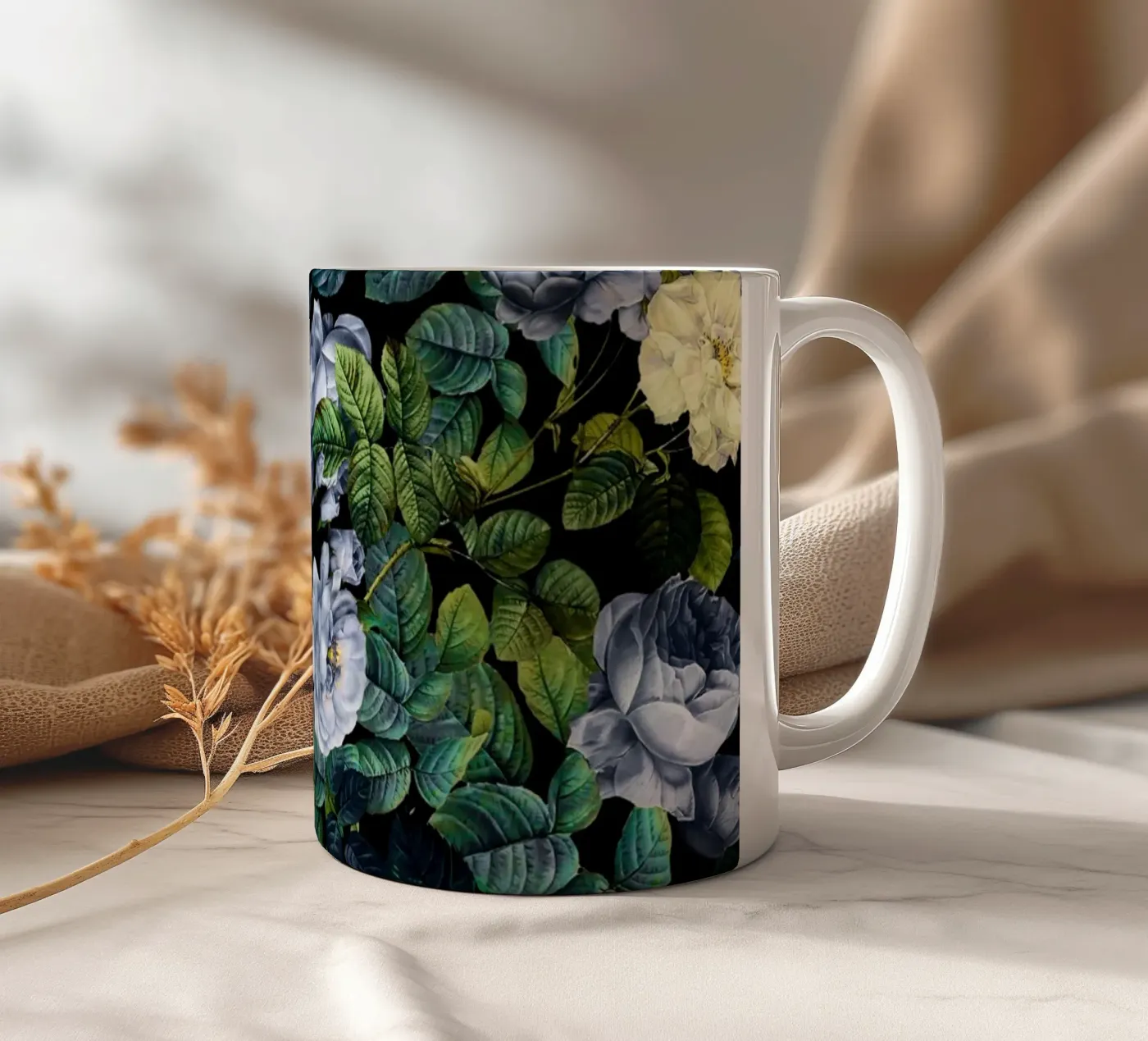 Future Nature - ceramic mug by burcukorkmazyurek