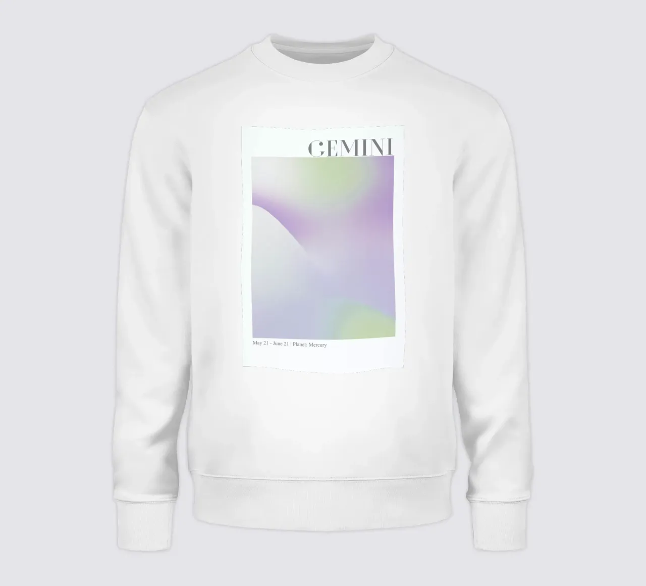 Gemini Abstract Aura felpa da cafelab