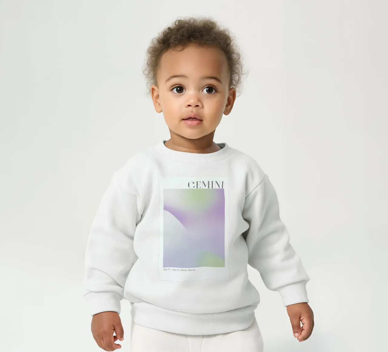 Gemini Abstract Aura felpa neonato da cafelab