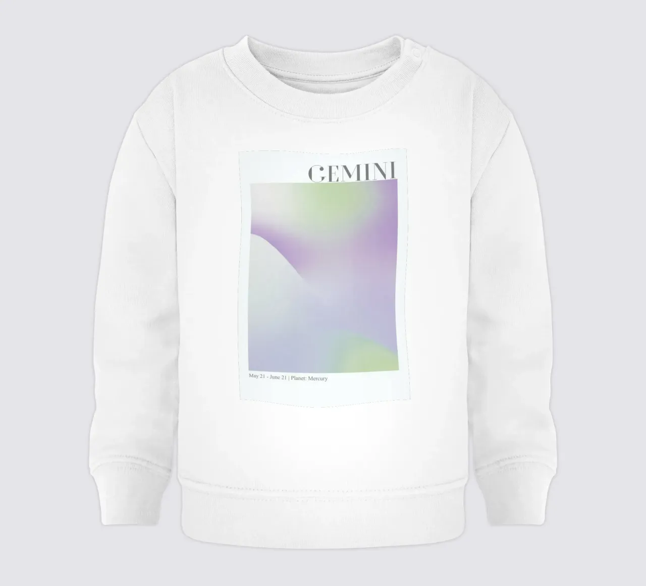 Gemini Abstract Aura sweat pour bébé de cafelab