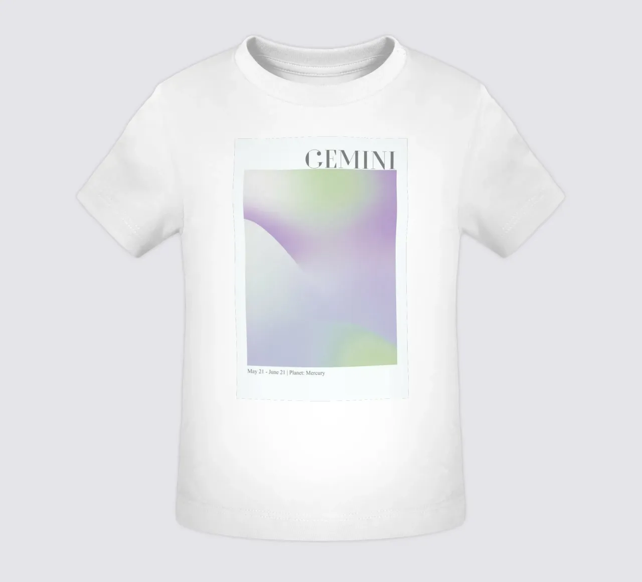 Gemini Abstract Aura maglietta neonato da cafelab