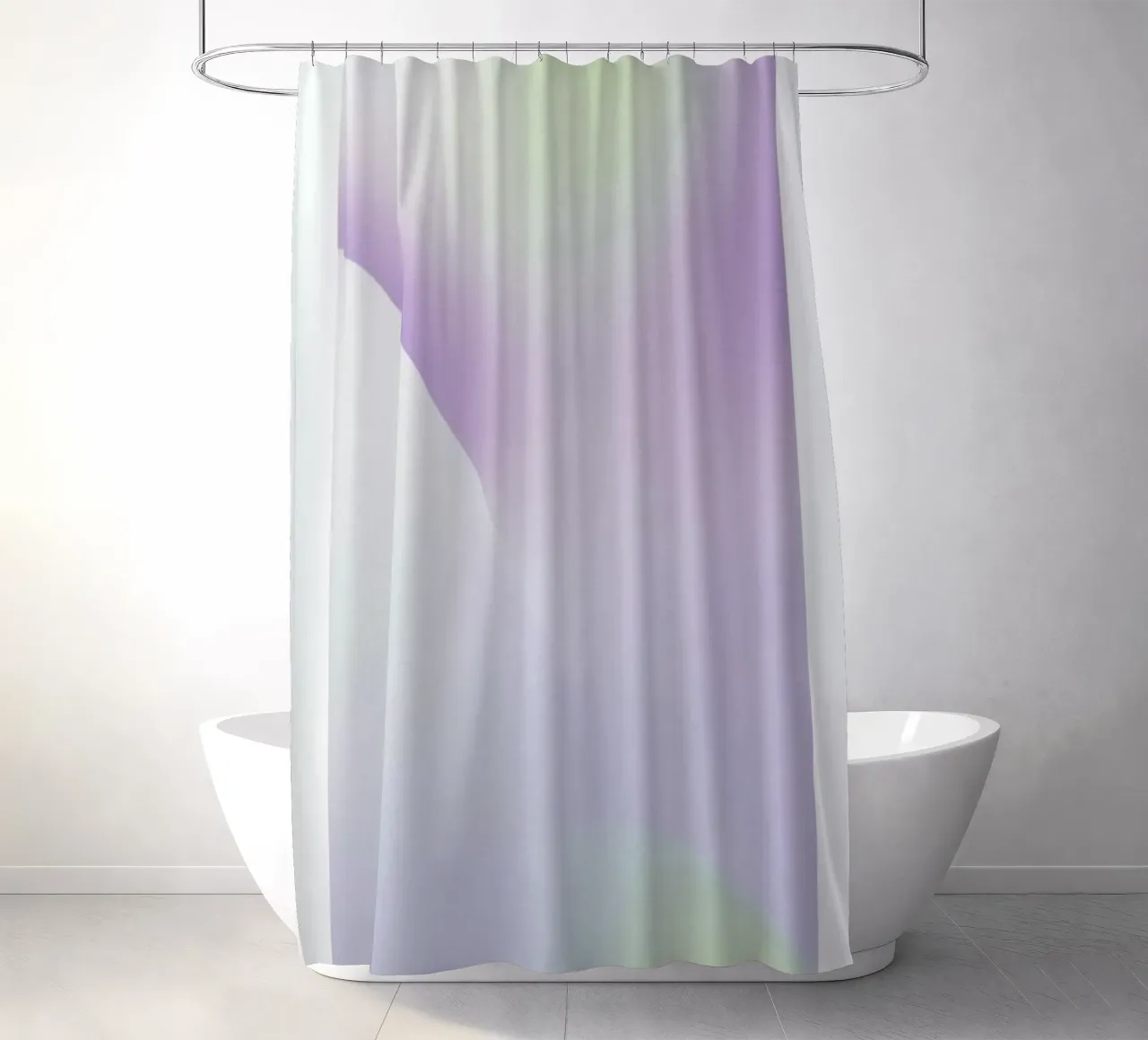 Gemini Abstract Aura cortina de baño de cafelab