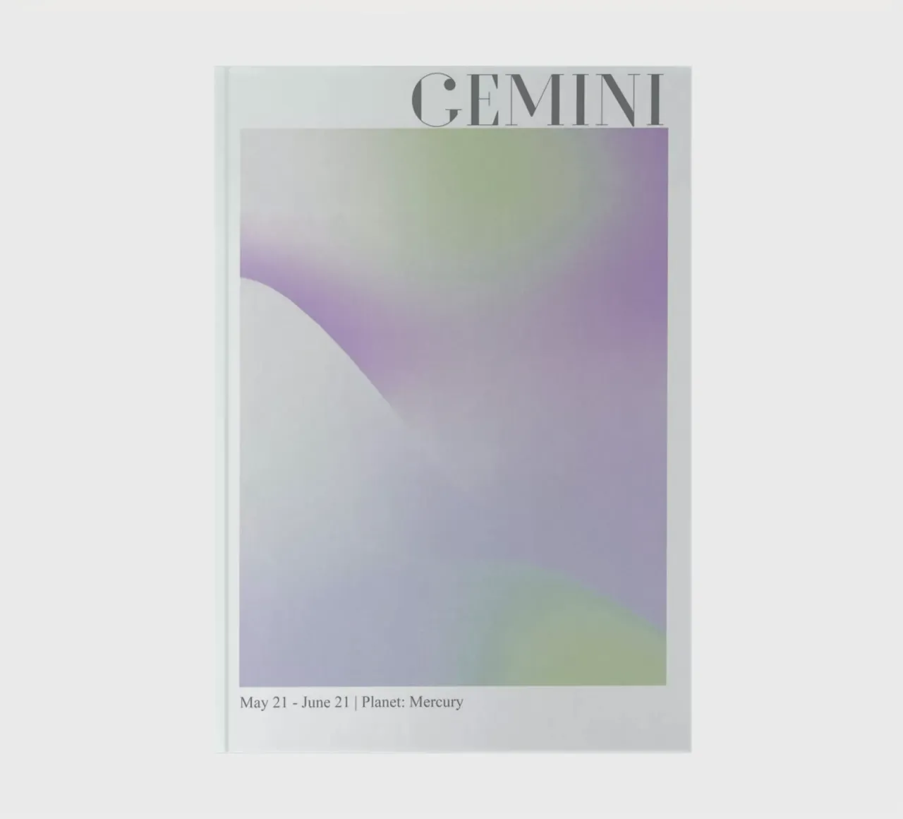 Gemini Abstract Aura notebook by cafelab