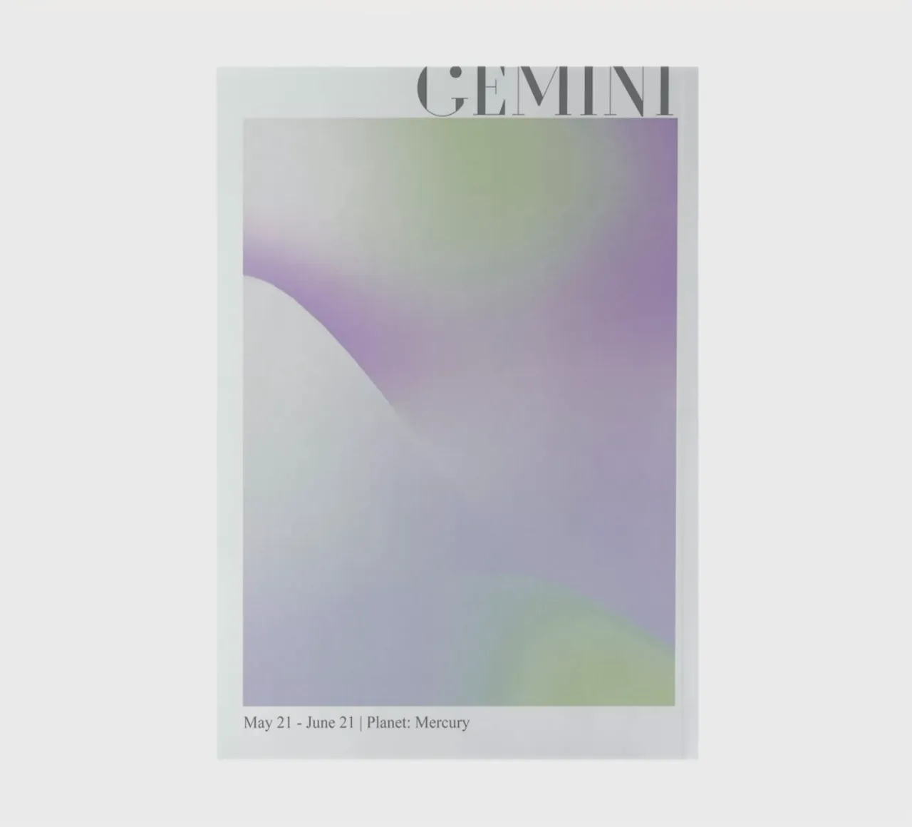 Gemini Abstract Aura notebook by cafelab