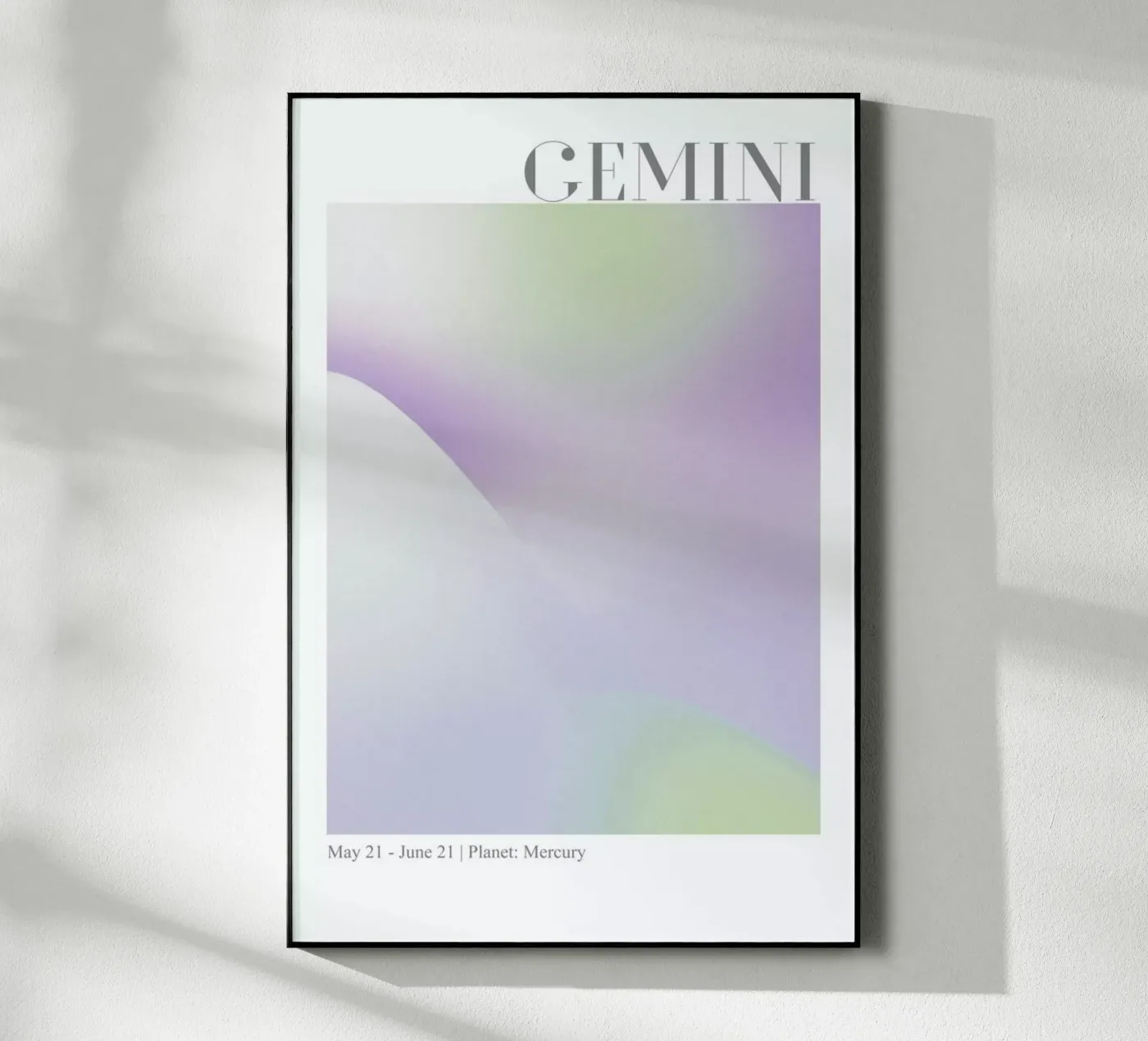 Gemini Abstract Aura plexiglass da cafelab