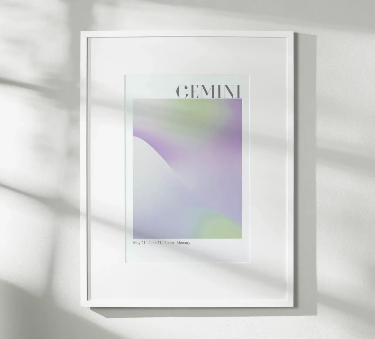 Gemini Abstract Aura carta hahnemühle da cafelab