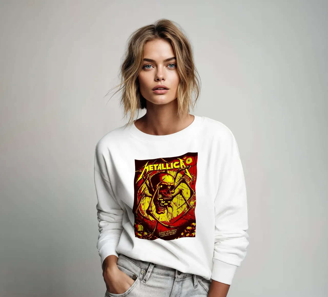 metallica band art sweatshirt by vanhesling