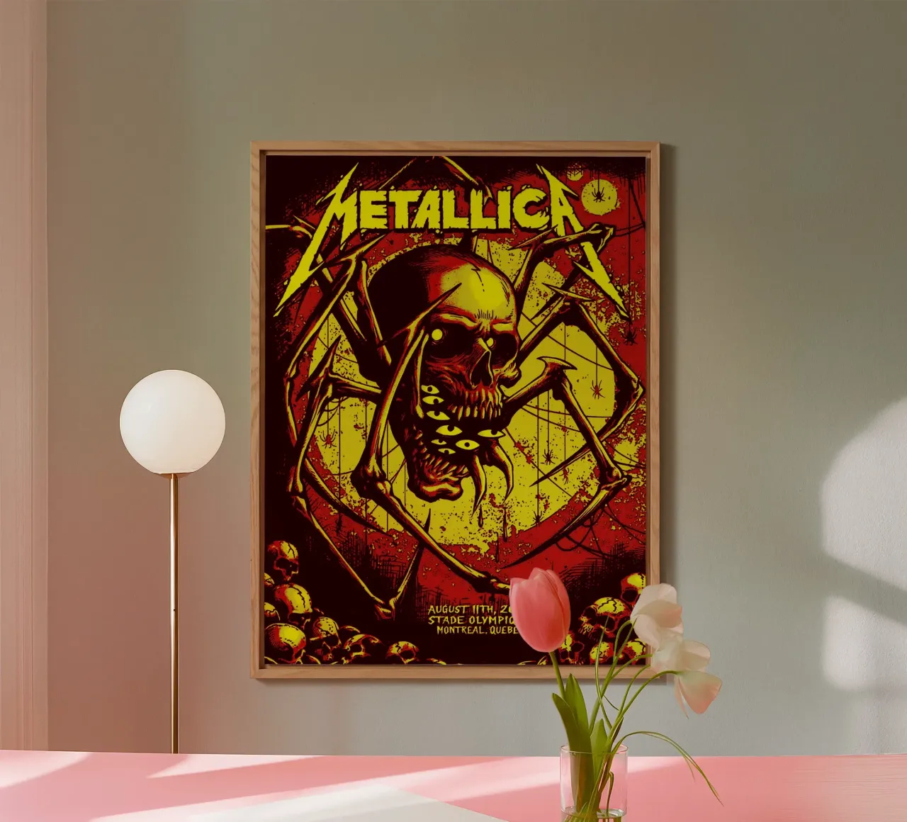 metallica band art alu dibond de vanhesling
