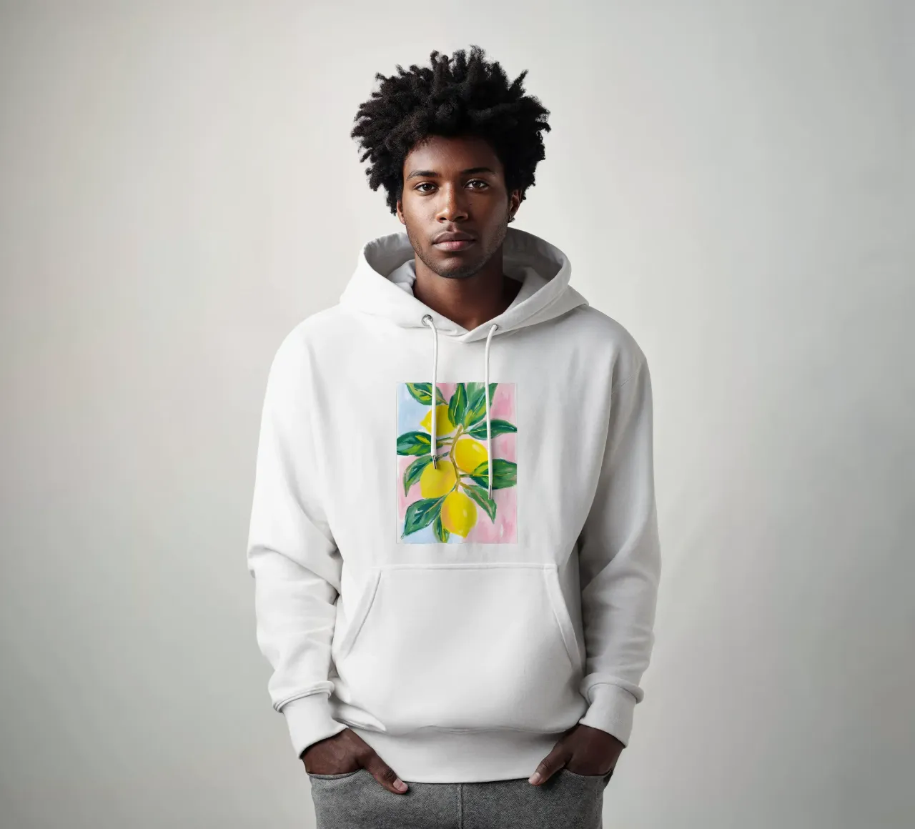Albero di limone felpa con cappuccio da Ohkimiko