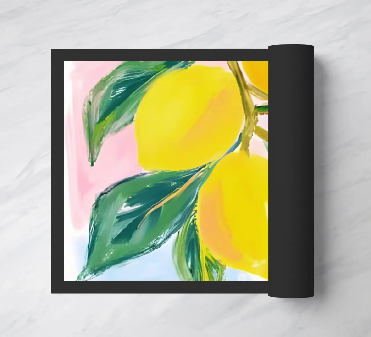 Lemon tree doormat by Ohkimiko