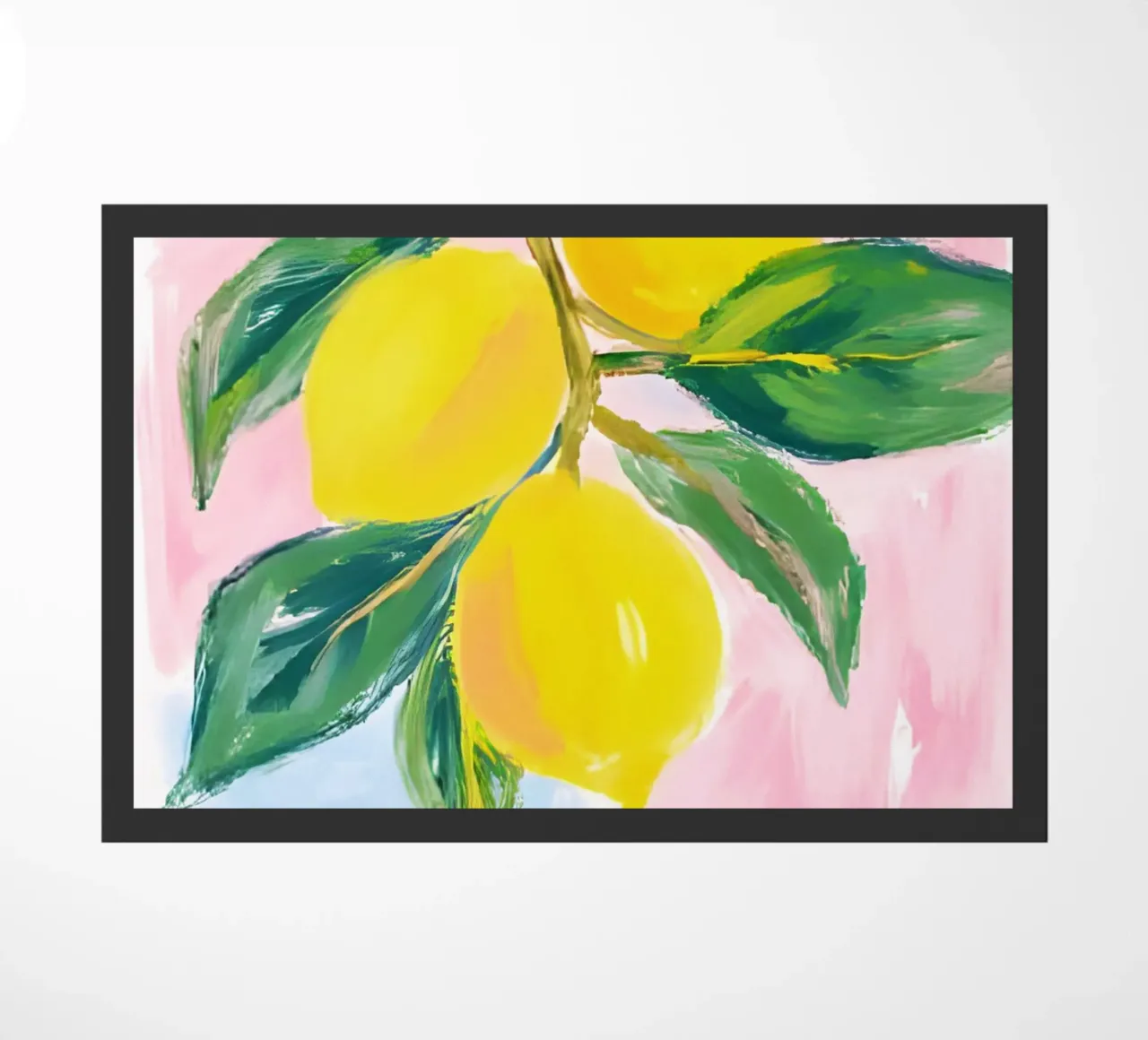 Lemon tree doormat by Ohkimiko