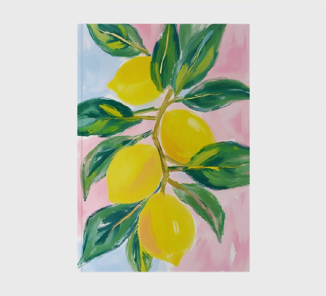 Lemon tree notebook by Ohkimiko