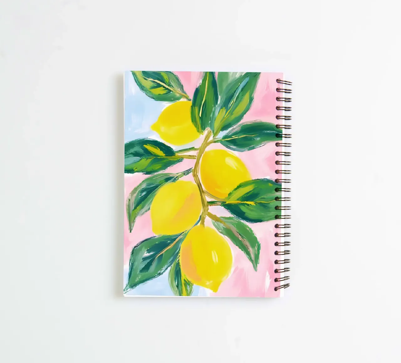 Lemon tree spiral notebook by Ohkimiko