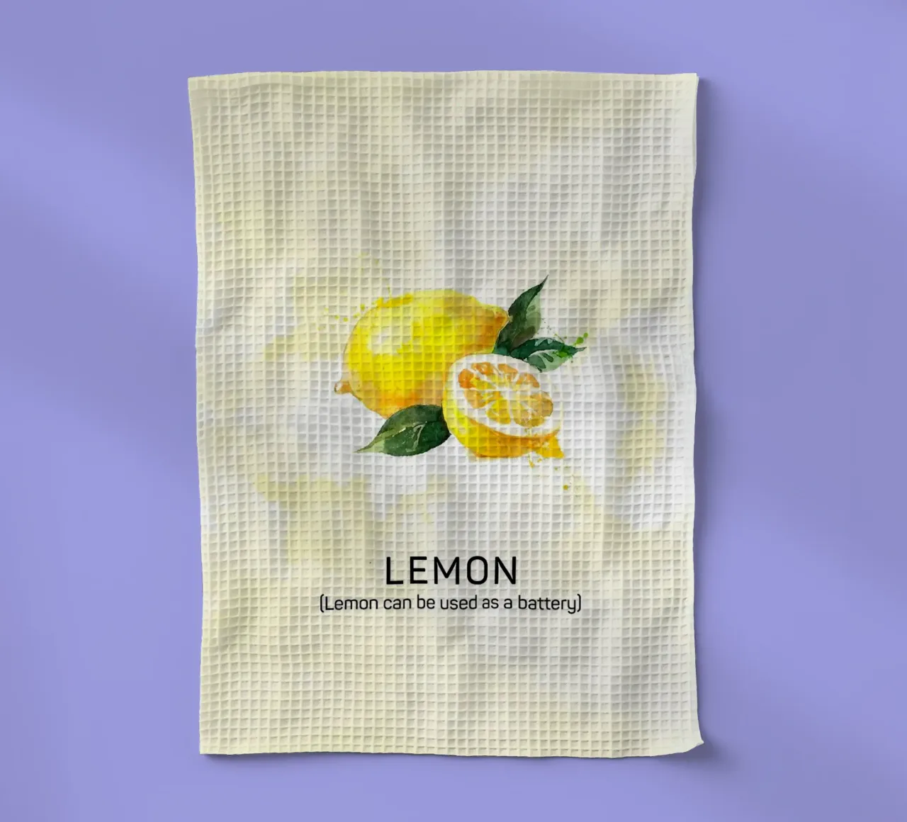 geschnittene Zitrone Geschirrtuch von Luke Yaeger