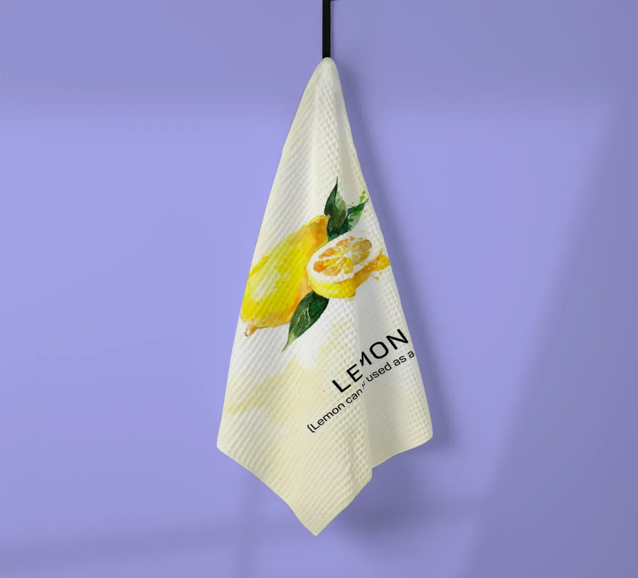 geschnittene Zitrone Geschirrtuch von Luke Yaeger