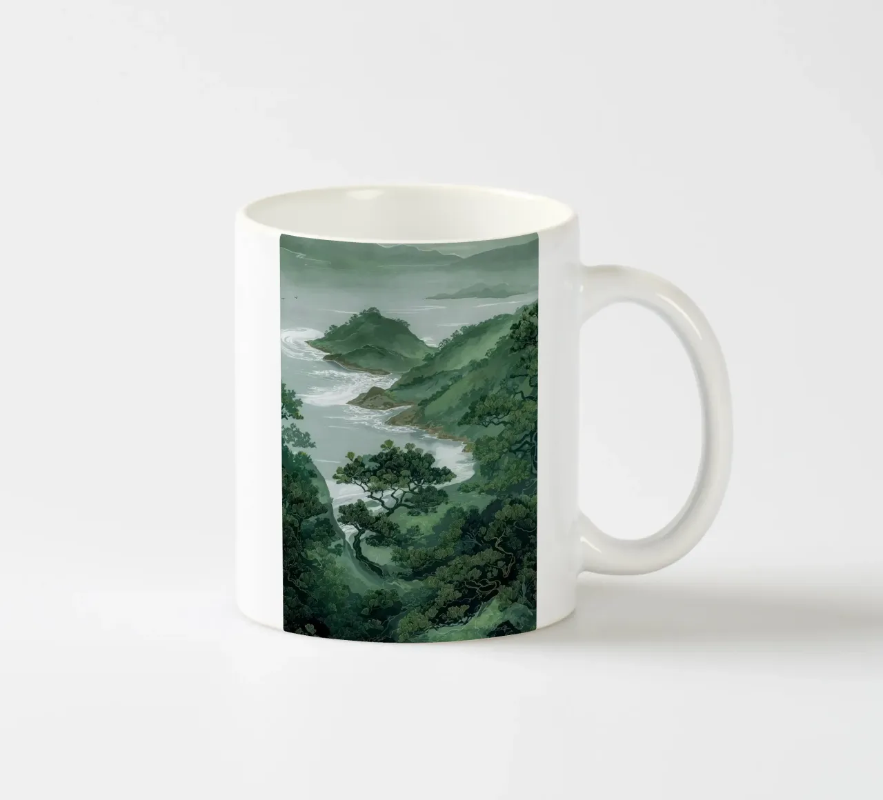 isole dell'oceano tazza in ceramica da Luke Yaeger