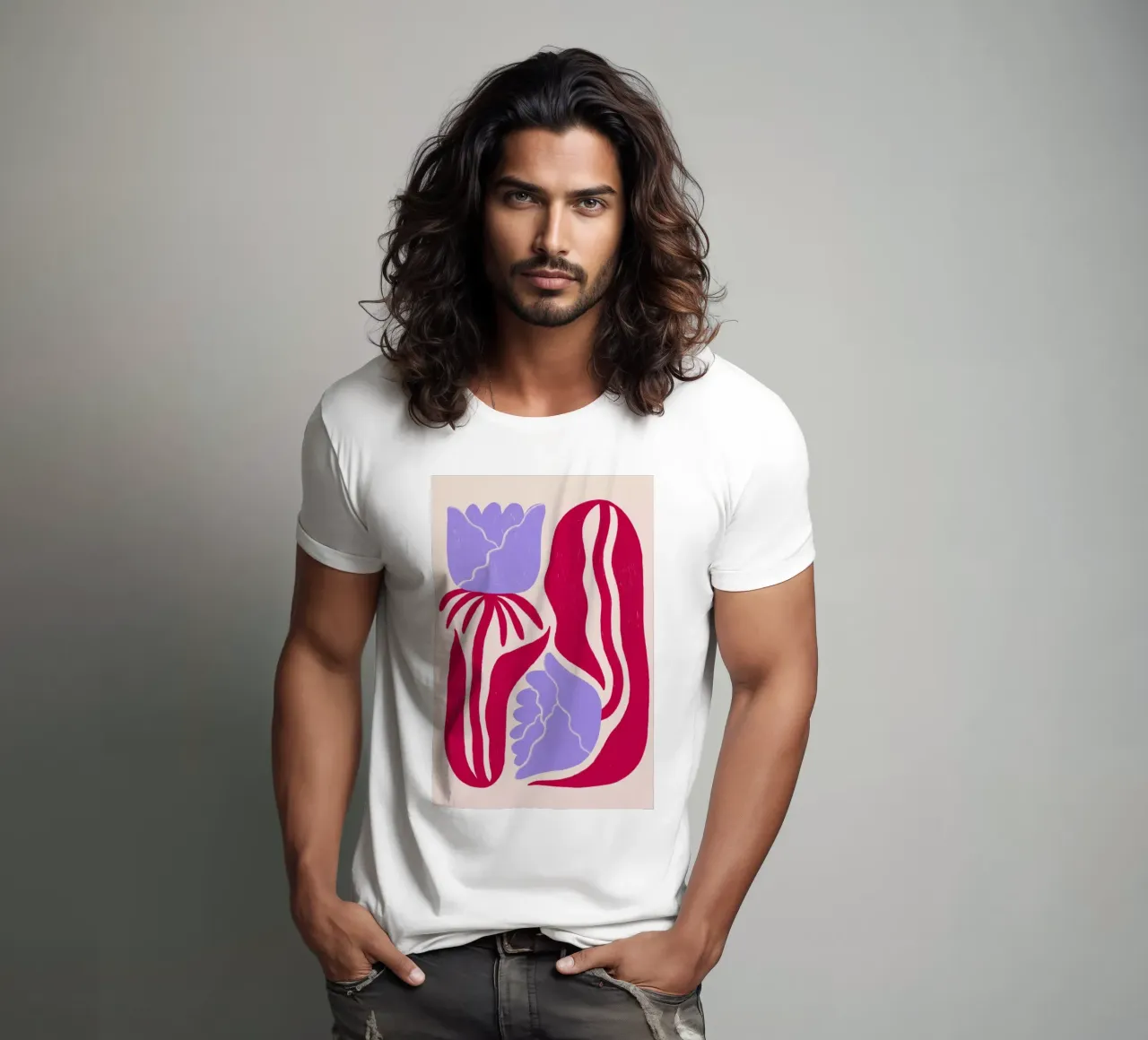Carnation Combination Viva Magenta t-shirt da Studio One