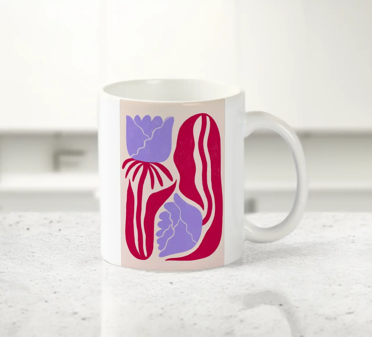 Carnation Combination Viva Magenta tazza in ceramica da Studio One