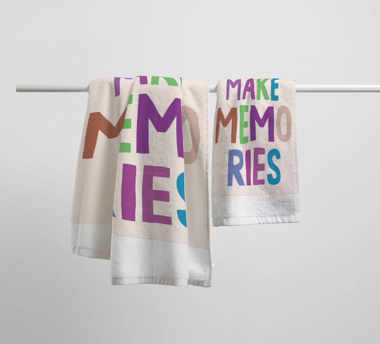 lets make memo ries towel by Andara shop