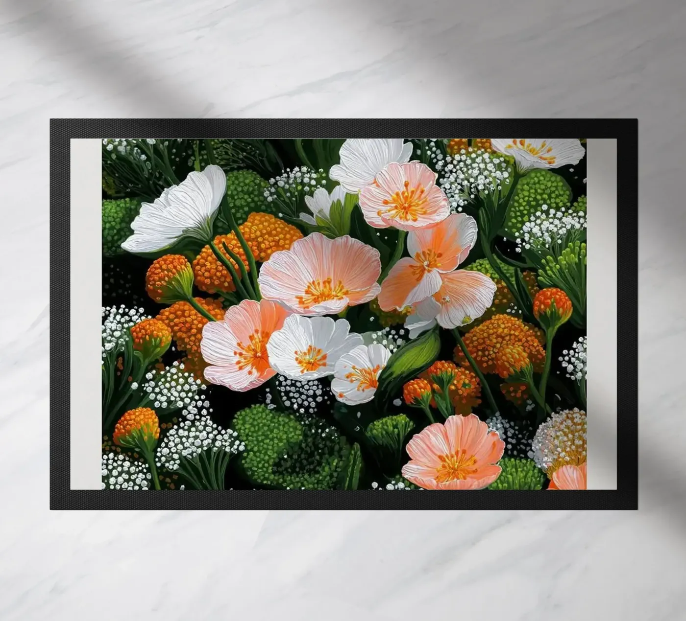 Blumenblätter Fußmatte von Luke Yaeger