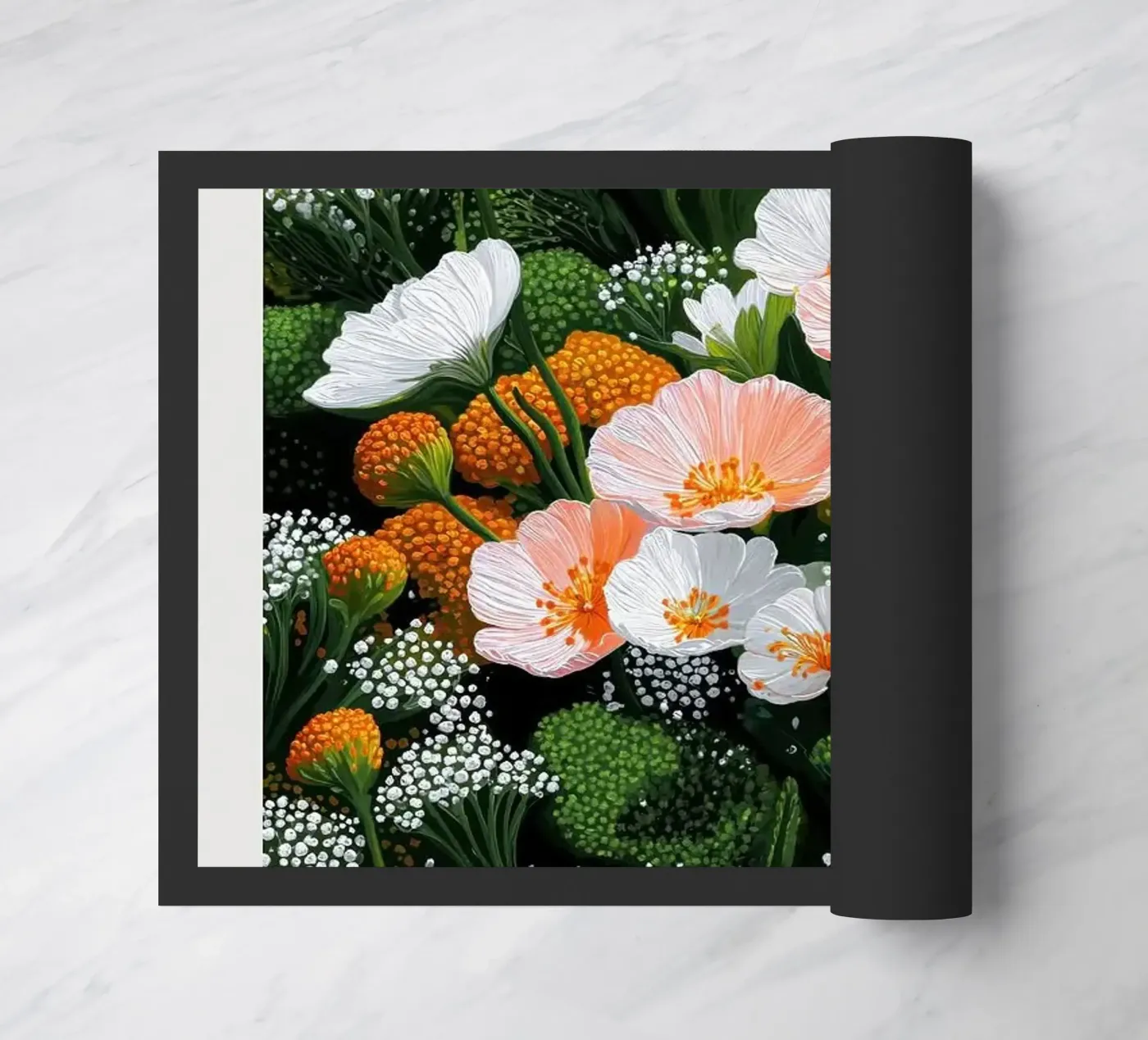 Blumenblätter Fußmatte von Luke Yaeger