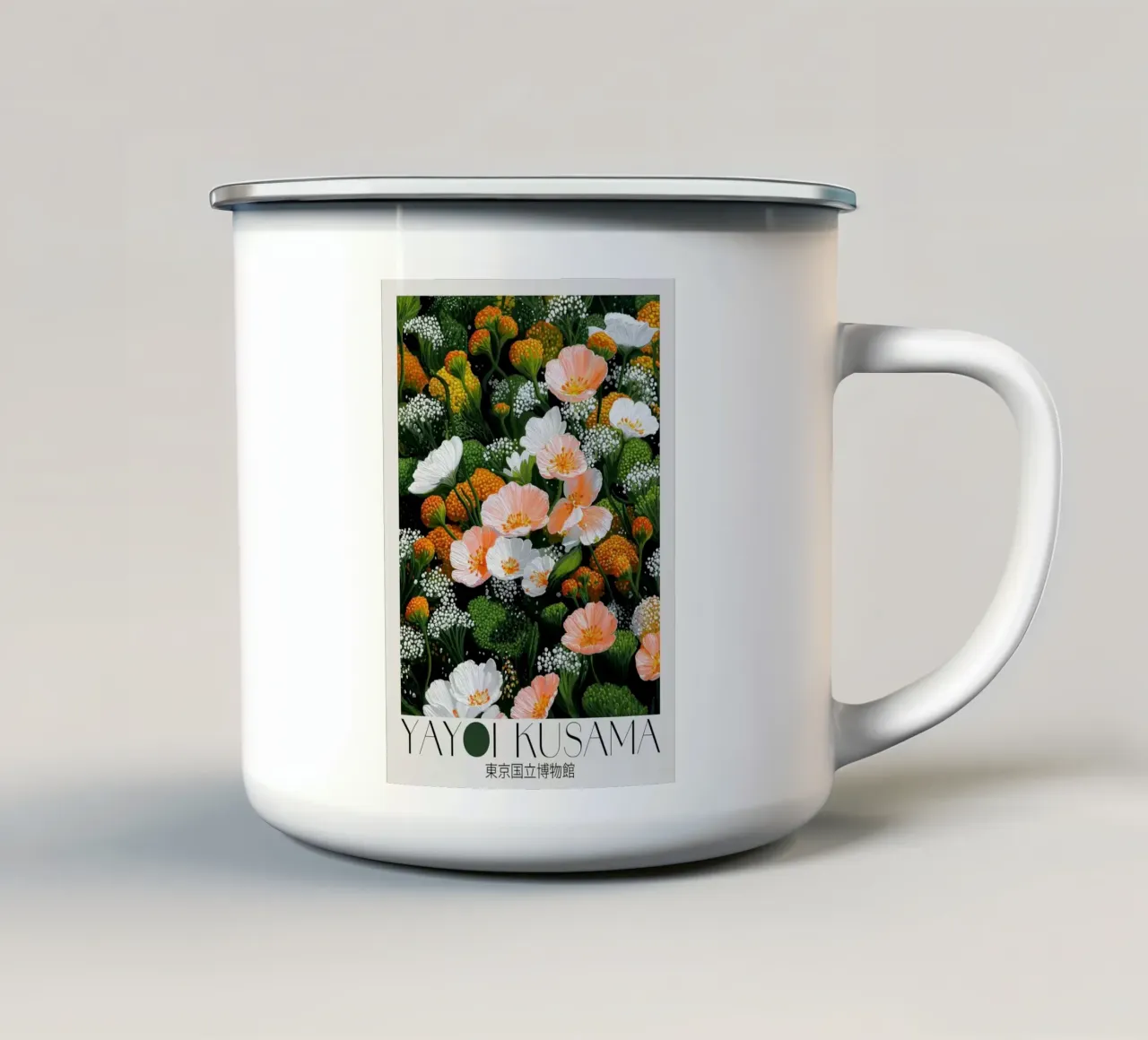 petali di fiori tazza in smalto da Luke Yaeger