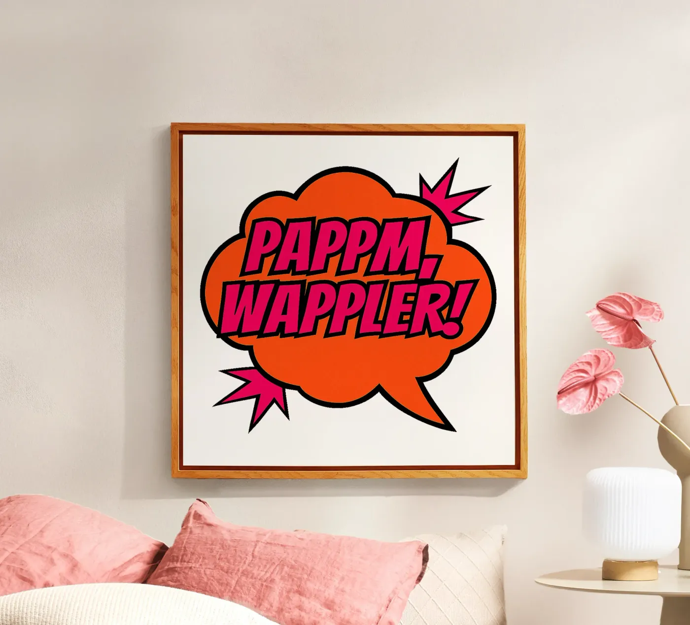 PAPPM, WAPPLER! acryl van Vintage Van Gogh