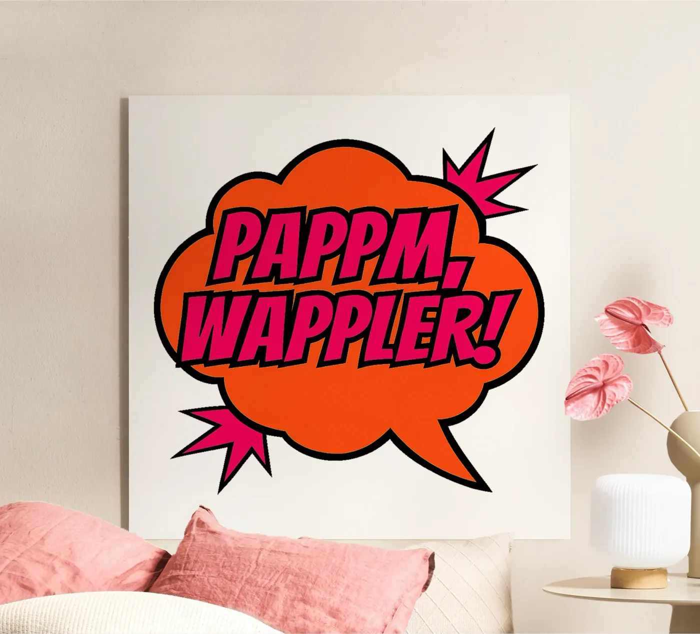PAPPM, WAPPLER! acryl van Vintage Van Gogh