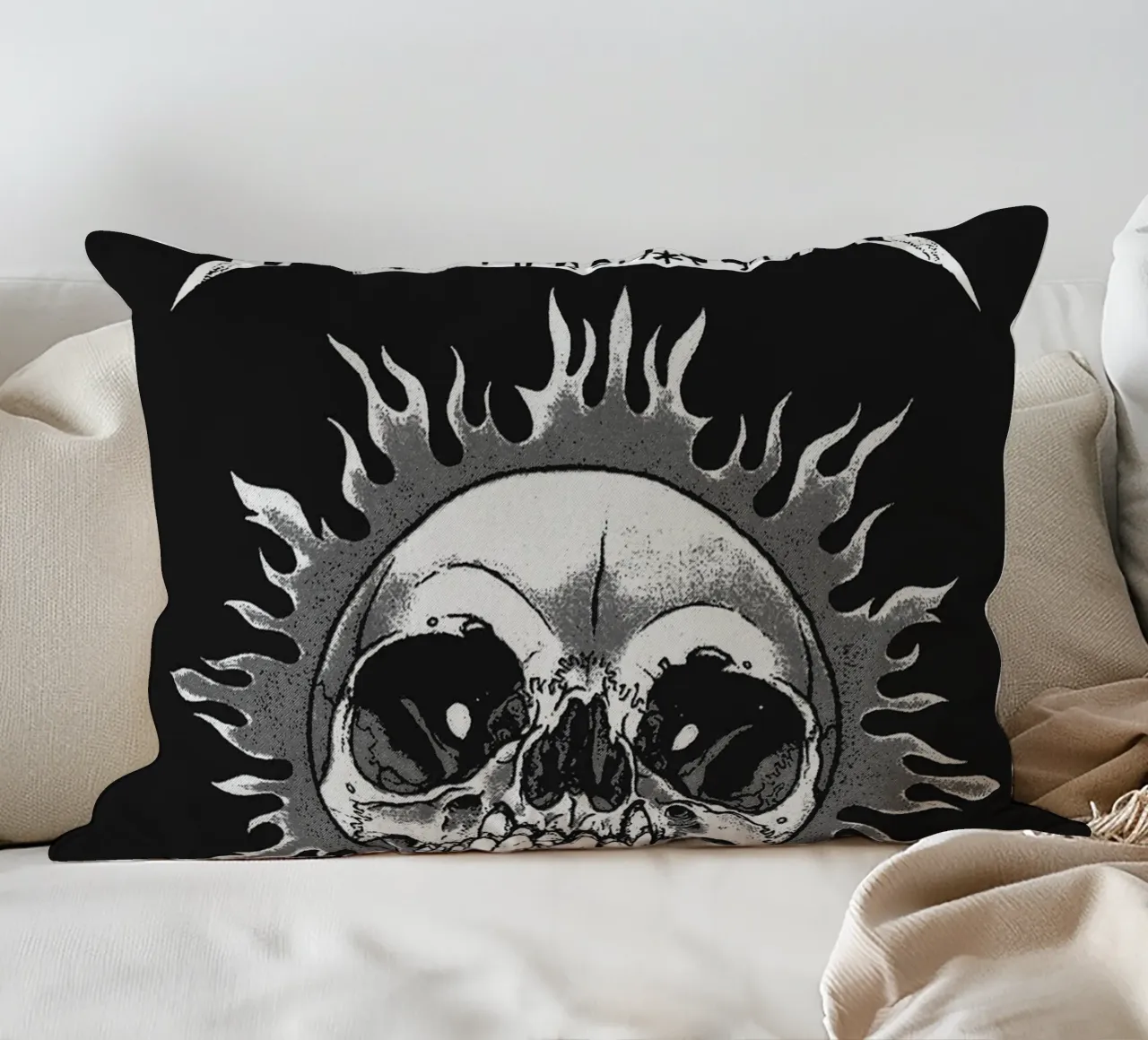 metallica band art decorative cushion by vanhesling