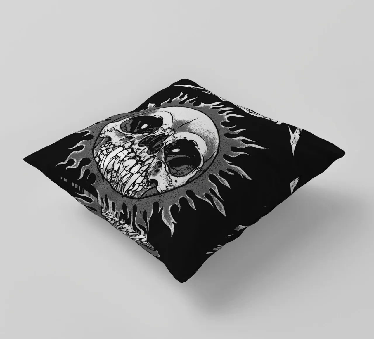 metallica band art decorative cushion by vanhesling