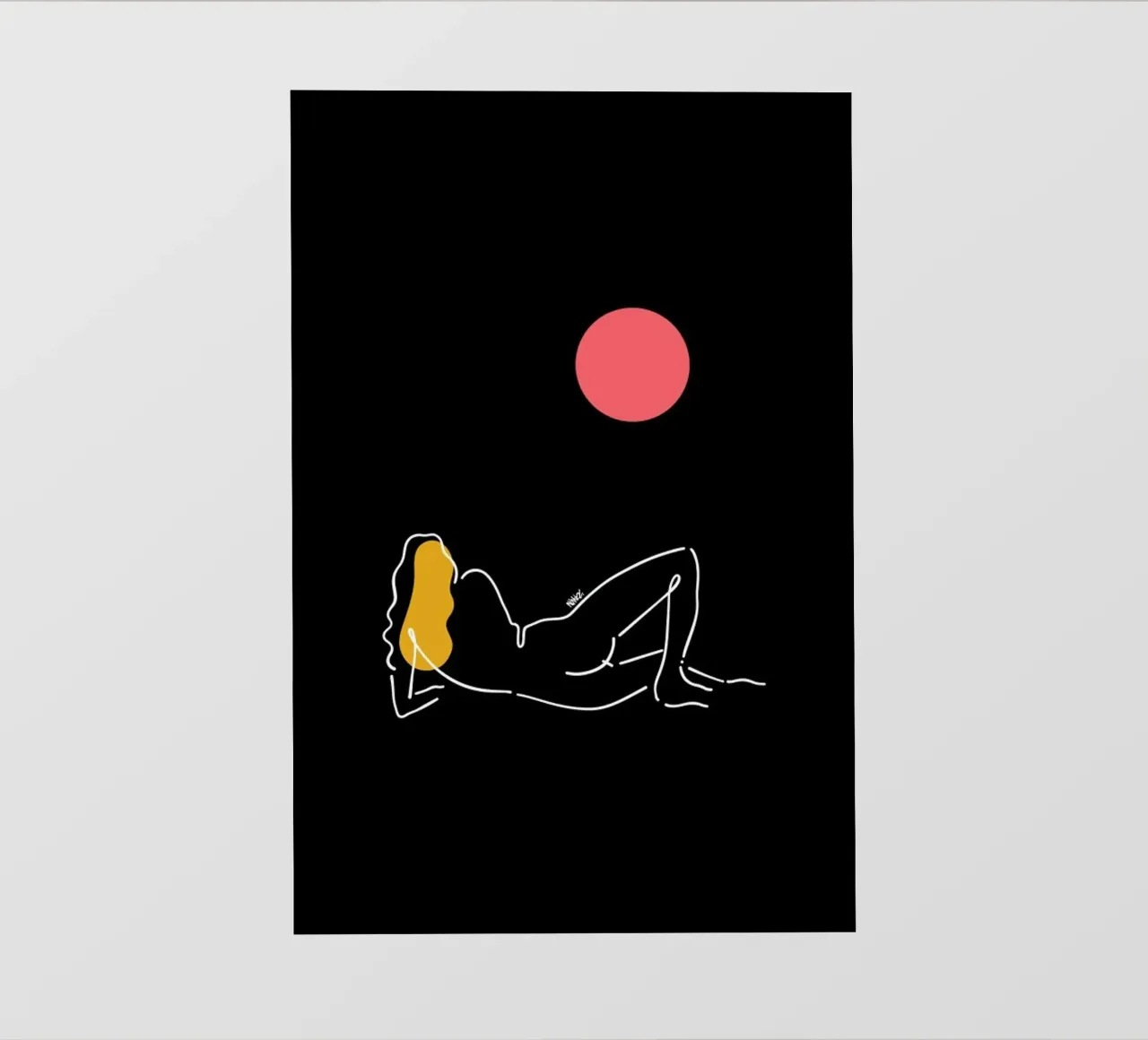 Moon fotobehang van Ninhol