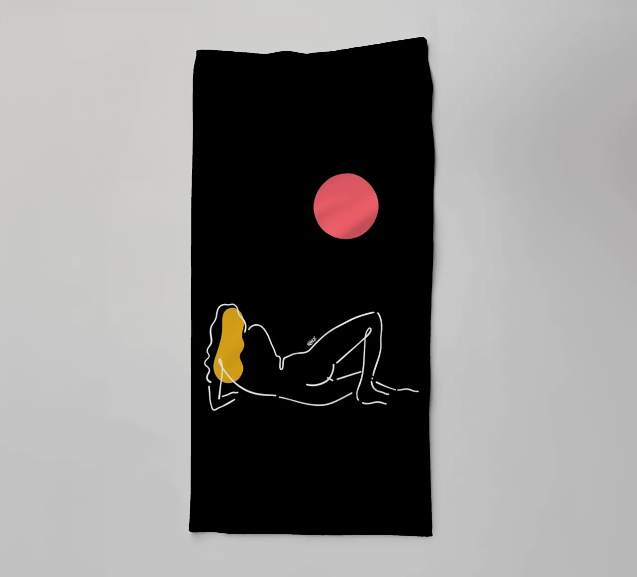 Moon asciugamano da bagno da Ninhol
